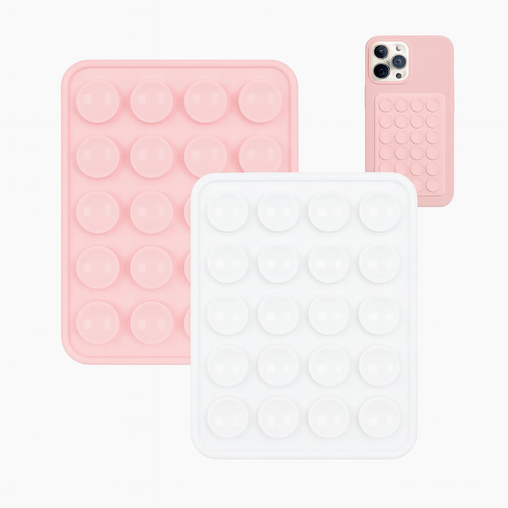 Suporte De Silicone Com Ventosa Para Capinha Celular Cores Aleatorias