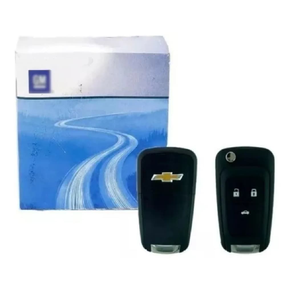 Chave Onix Prisma Cobalt Spin Cruze Tracker 3 Botões novo modelo