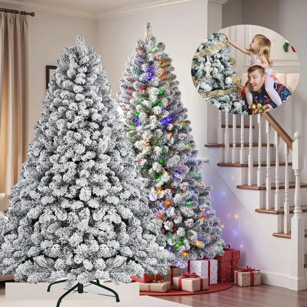 Árvore De Natal 2,40 Metros 1000 Galhos Pinheiro Tradicional Bysl Cheia Luxuosa Modelo Premium