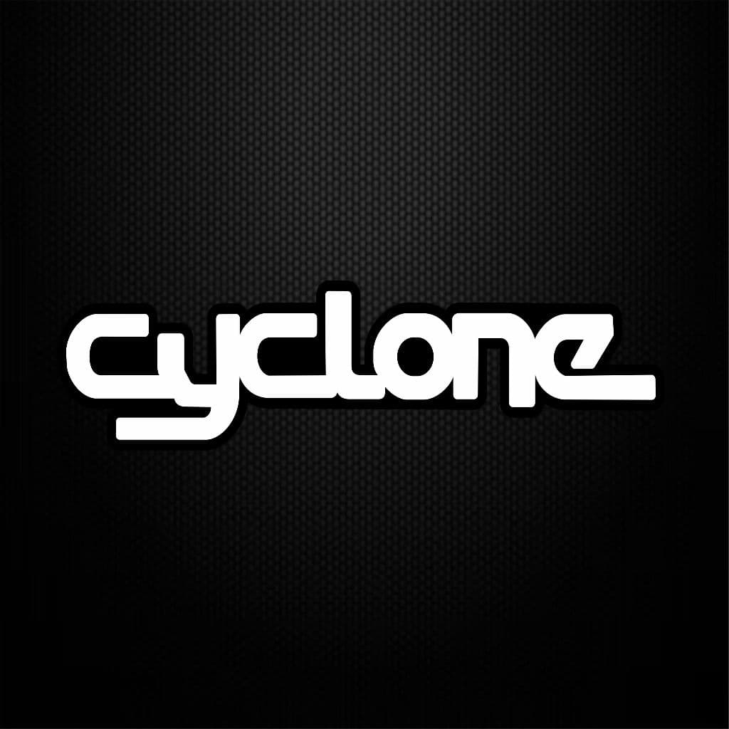 Adesivo Cyclone - Pequeno - Adesivos Para Motos Bike Capacete