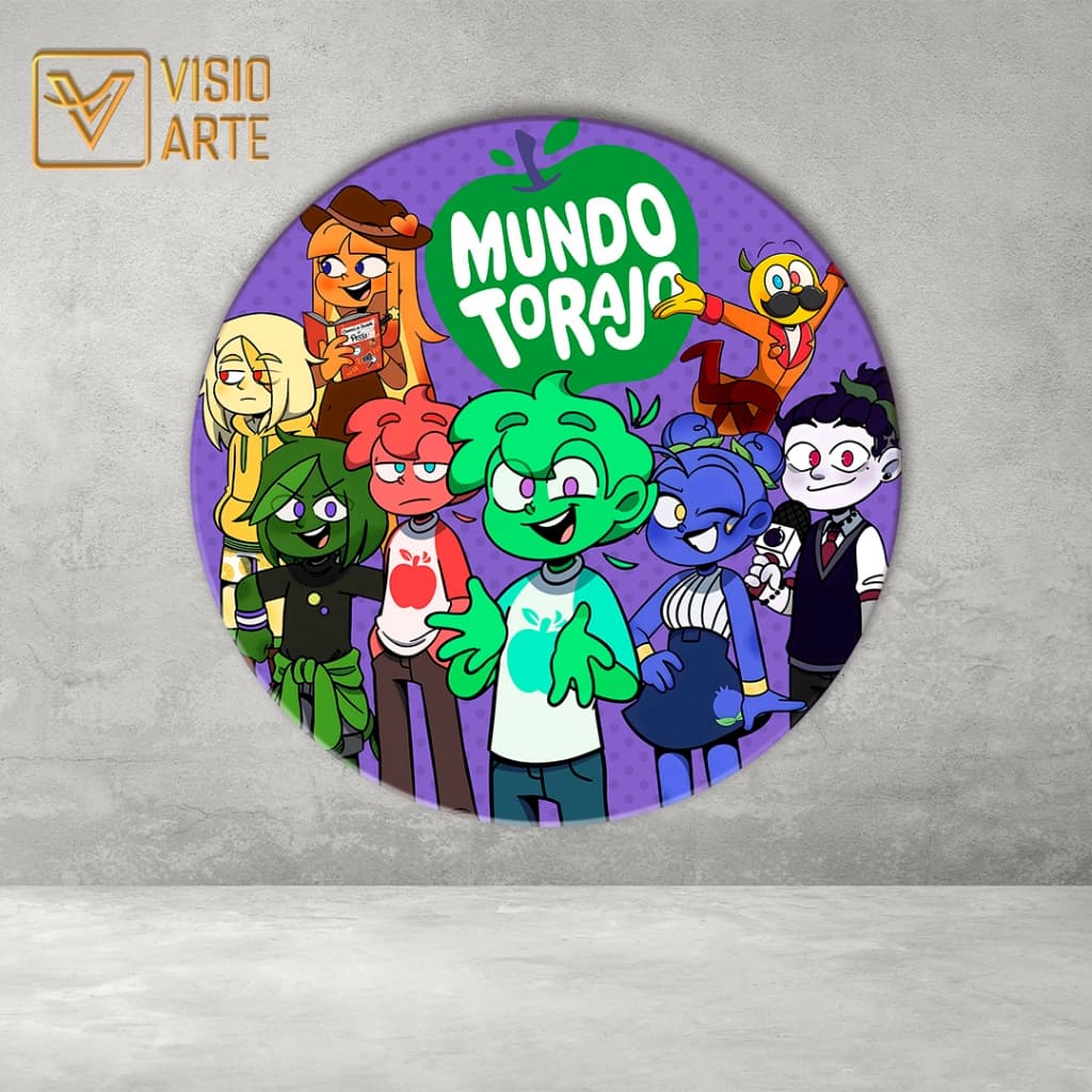 Painel Redondo Sublimado em Tecido 3D  Tarojo 03