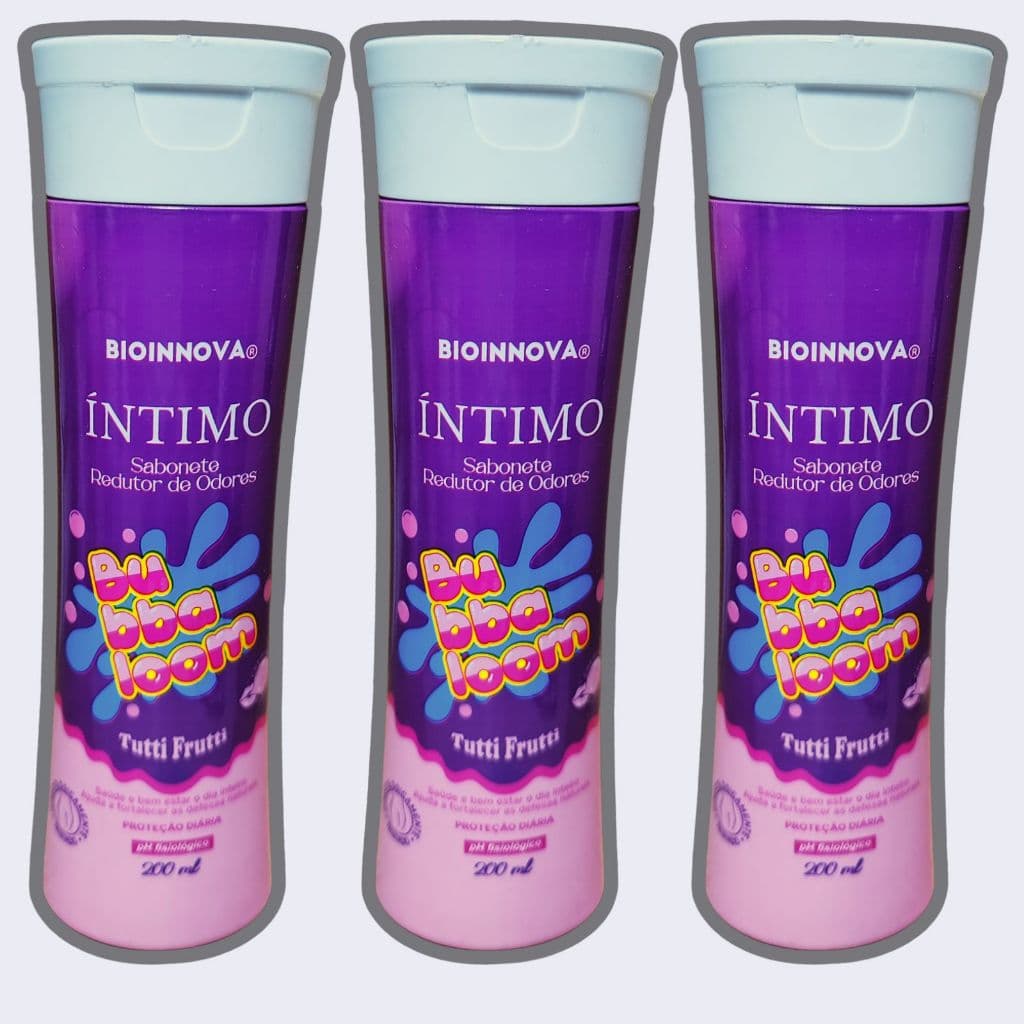 Kit 3 Sabonete Intimo BuBbaLoom BioInova 200 ml