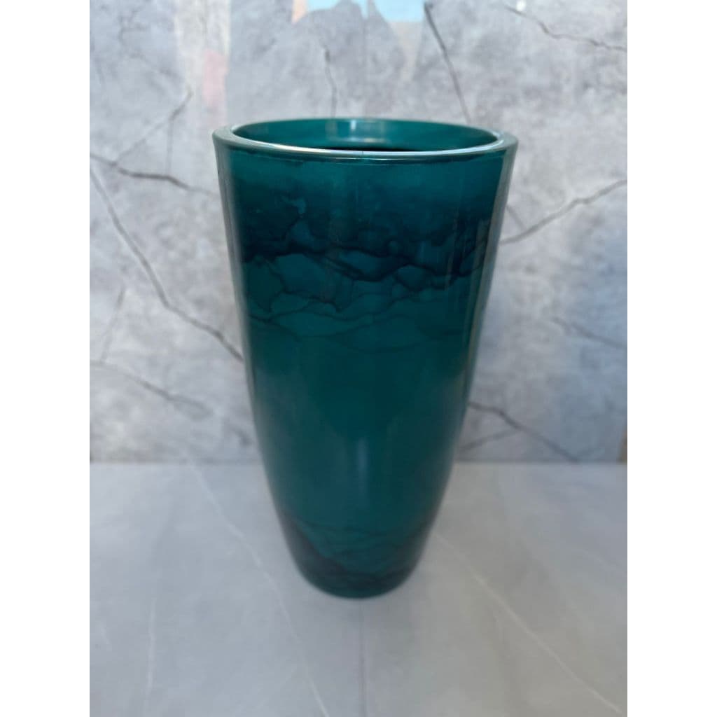 vaso cone bojo marmorizado N3 em polietileno vaso para planta moderno