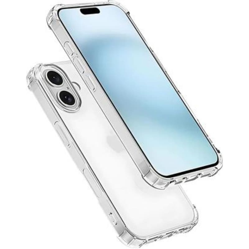 Capinha iPhone 16 Plus Transparente Anti-Impacto
