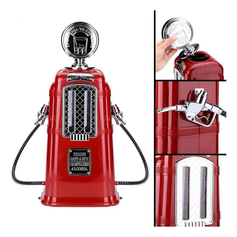 dispenser duplo para vinho e bebidas destiladas bomba gasolina vintage