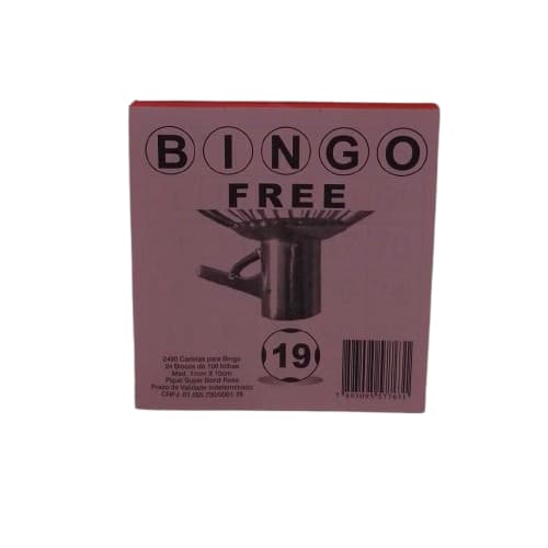 Cartela para Bingo Com 100 Folhas