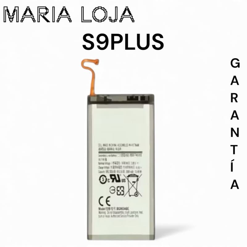 Bat- eria compatível, S9PLUS nova e pronta para instalação. Produto desenvolvido para substituição do APARELHO