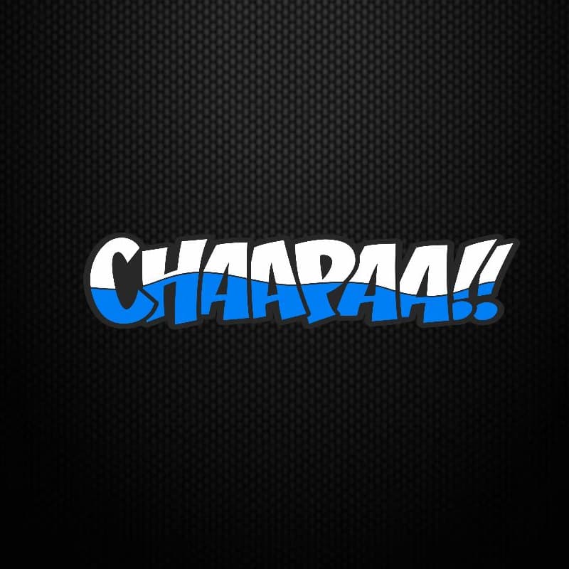 Adesivo Chaapaa!! - Pequeno - Adesivos Para Motos Capacete Bike Chapa