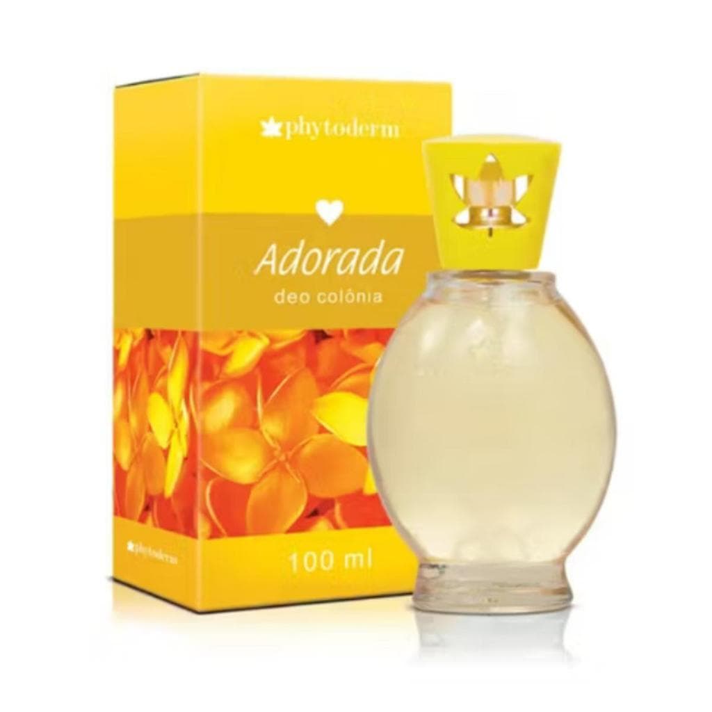 Colônia Adorada Femenina Phytoderm 100 ml Possui, Fragrância Cítrica, Combinada Ao Fundo Amadeirado.