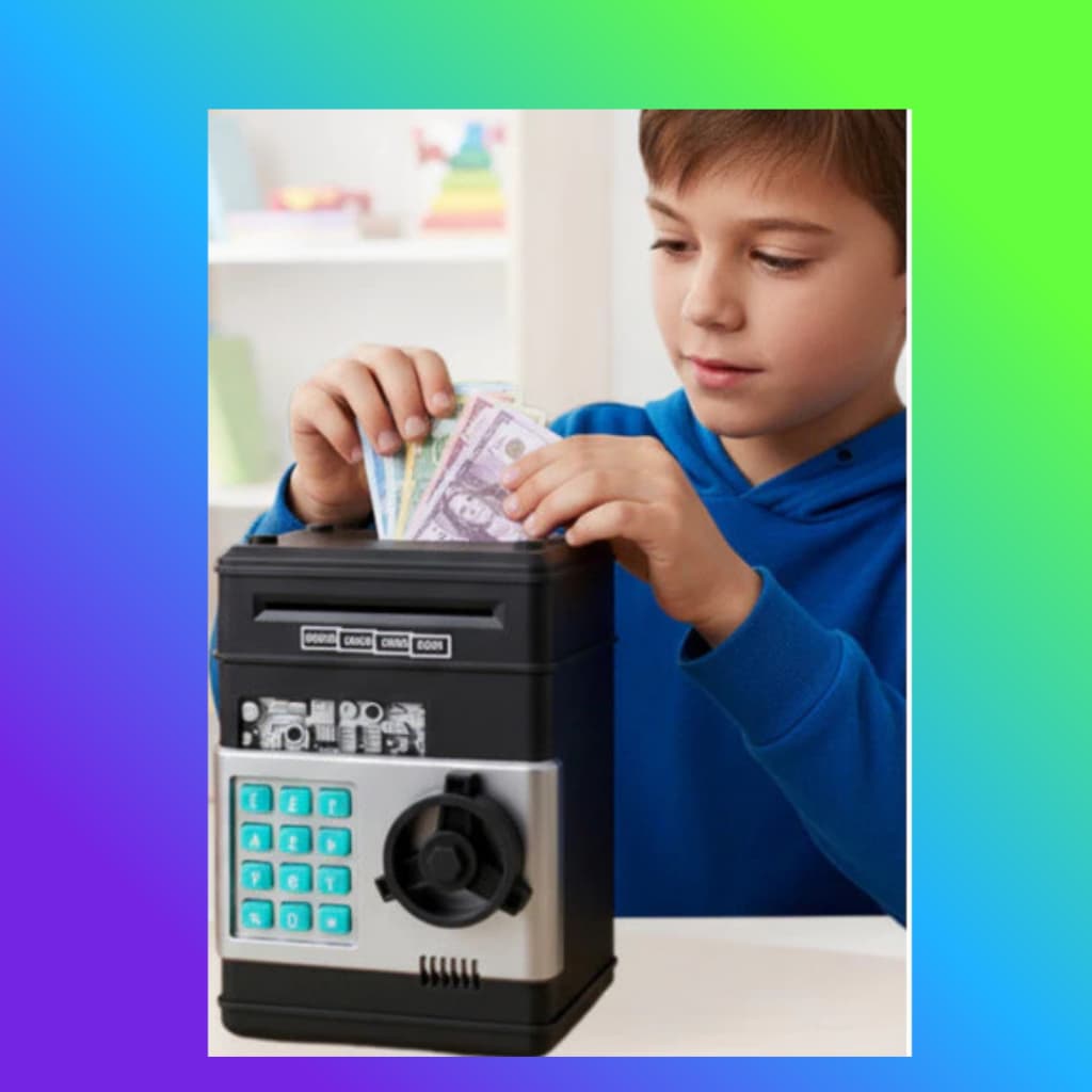 Cofre Digital Eletrônico Puxador Notas Moedas Automático