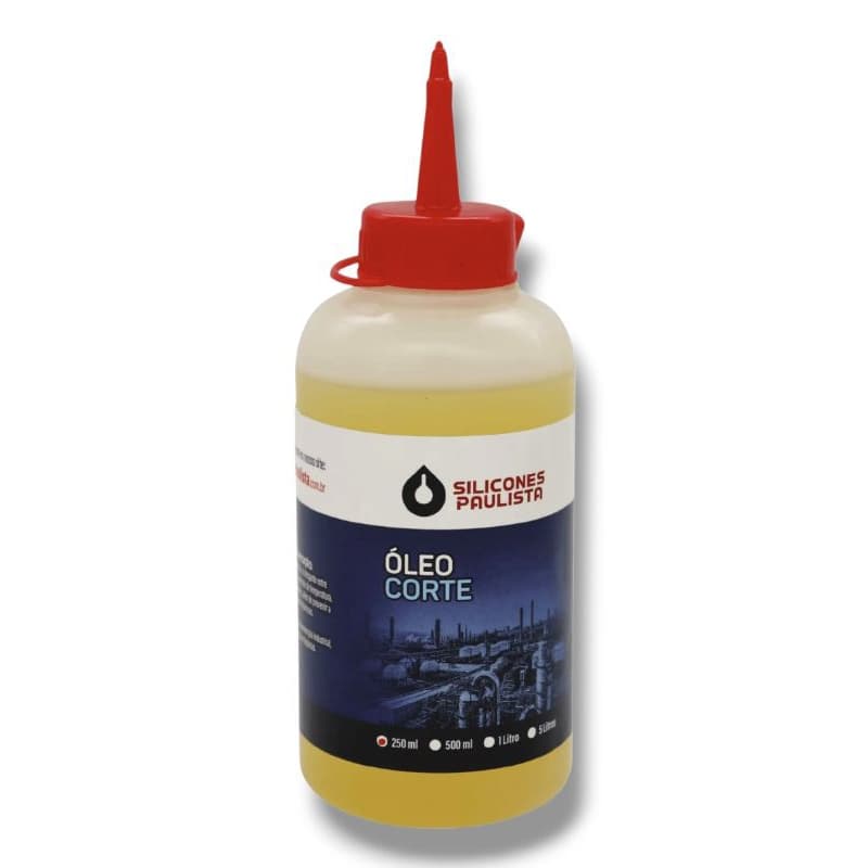 Óleo Lubrificante Máquina de Corte Costura  + Durabilidade Lubrificação Menor Temperatura 250/500ml Silicones Paulista