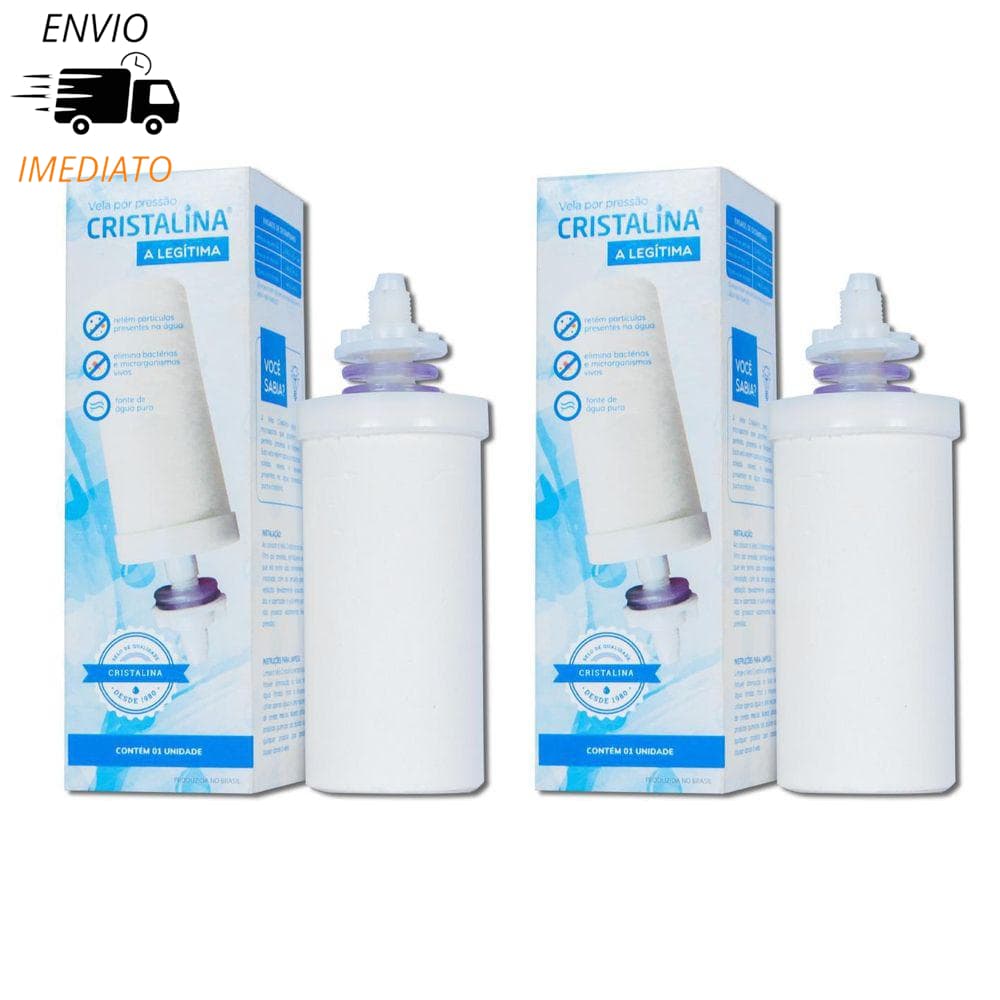 Vela Para Filtro Cristalina A Legítima Kit c/ 2un para filtro de barro