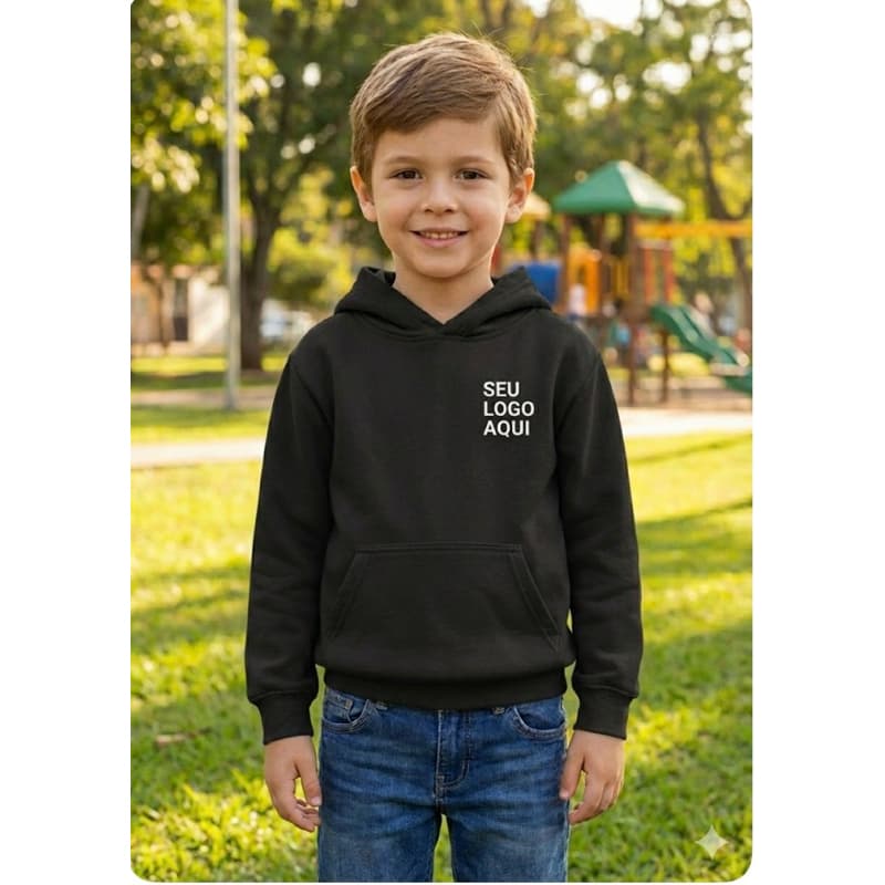 PERSONALIZE COM SUA ARTE  MOLETOM unissex com capuz e bolso canguru