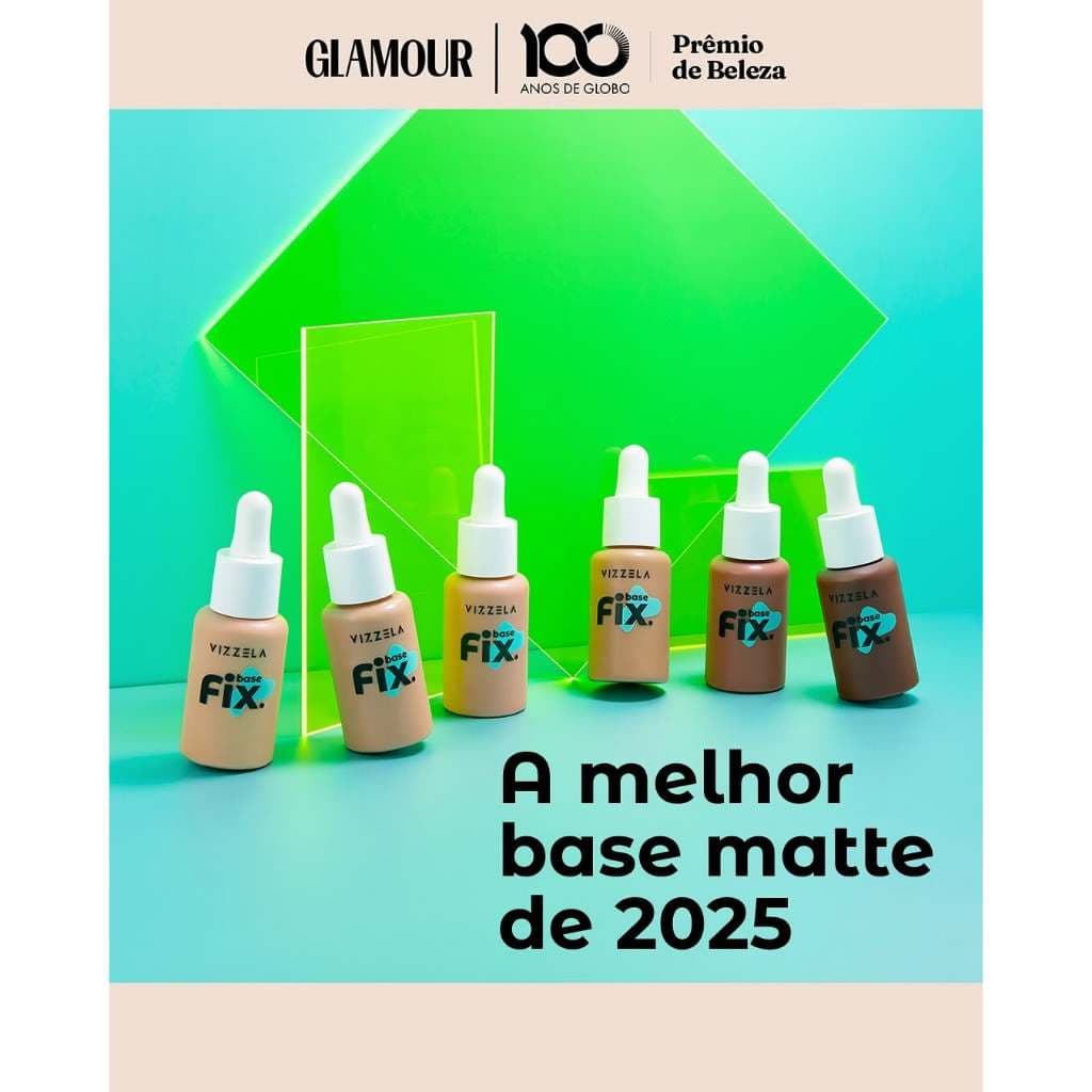 MAQUIAGEM Base Líquida FIX - Vizzela