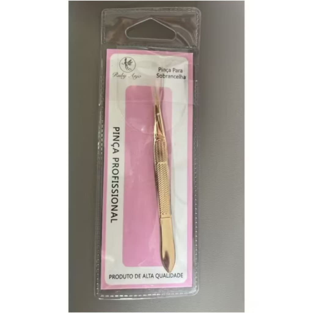 Pinça Profissional para sobrancelha  Ruby Anjo