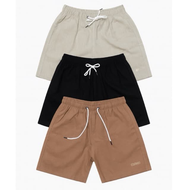 kit 3 short Linho  Mauricinho Masculino Premium