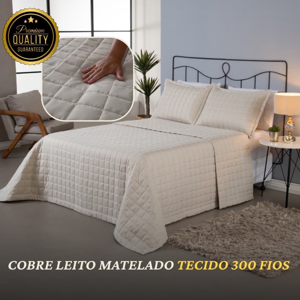 Cobre Leito Casal Queen Dupla Face PREMIUM Matelado (Solteiro, King) Super Macio e Sofisticado