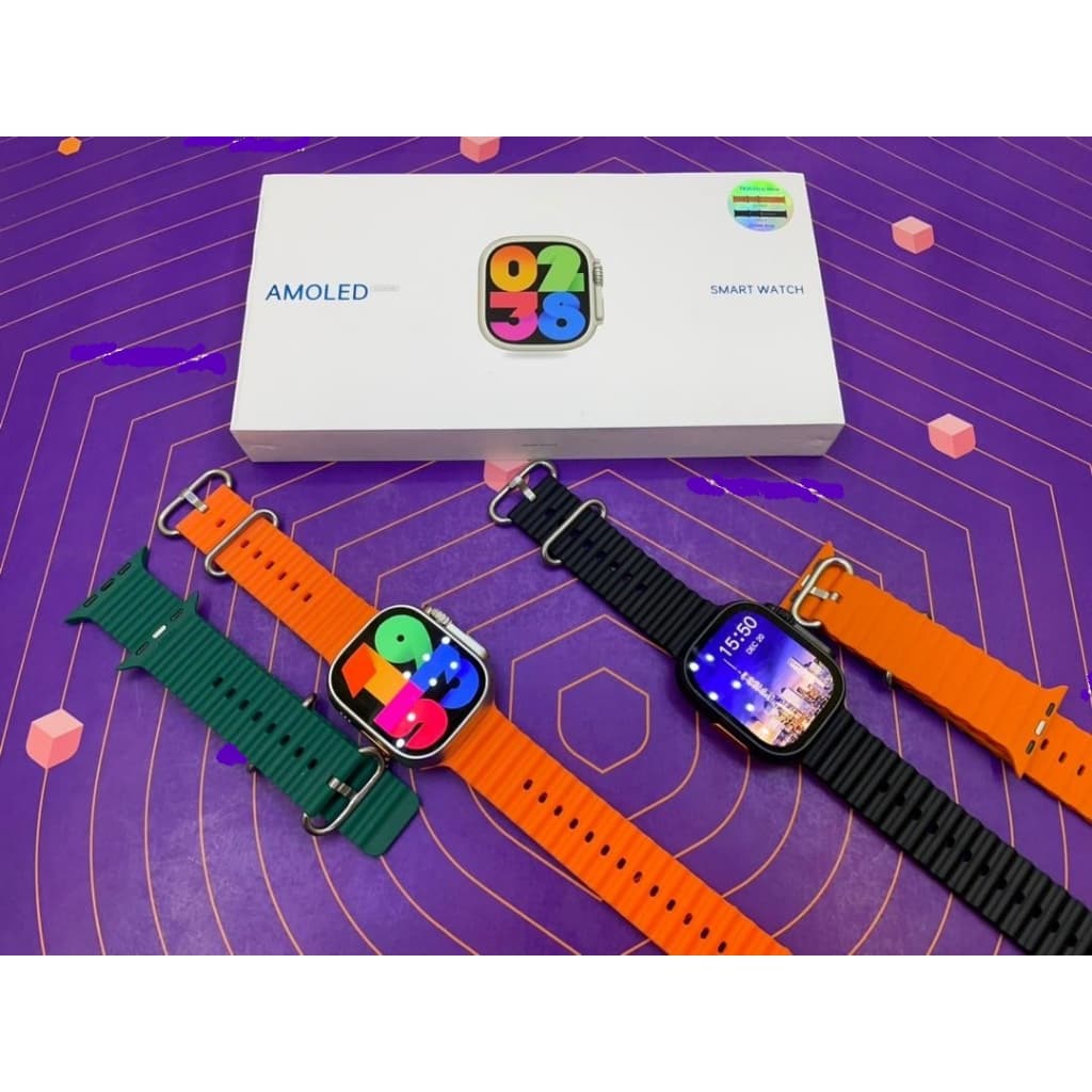Smartwatch TK8 Ultra Max AMOLED - Design e Performance- tela 2.02 resolução 485x520/GPS