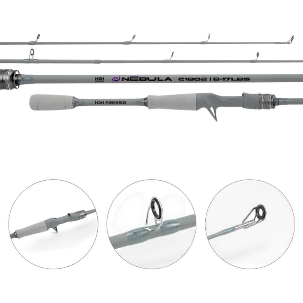 Vara Pesca P/Carretilha Nebula 1,80m/1,65m 8-17lbs 2p