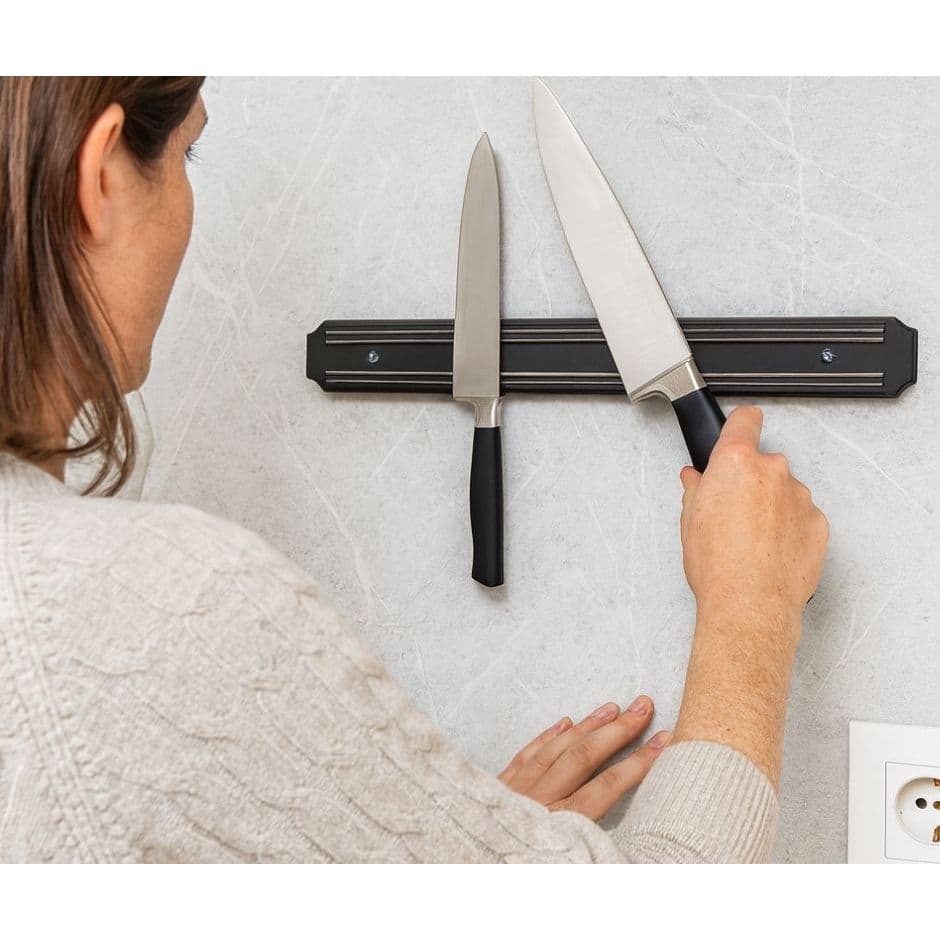 Barra Magnética Imã Facas Cozinha Churrasqueira 32cm