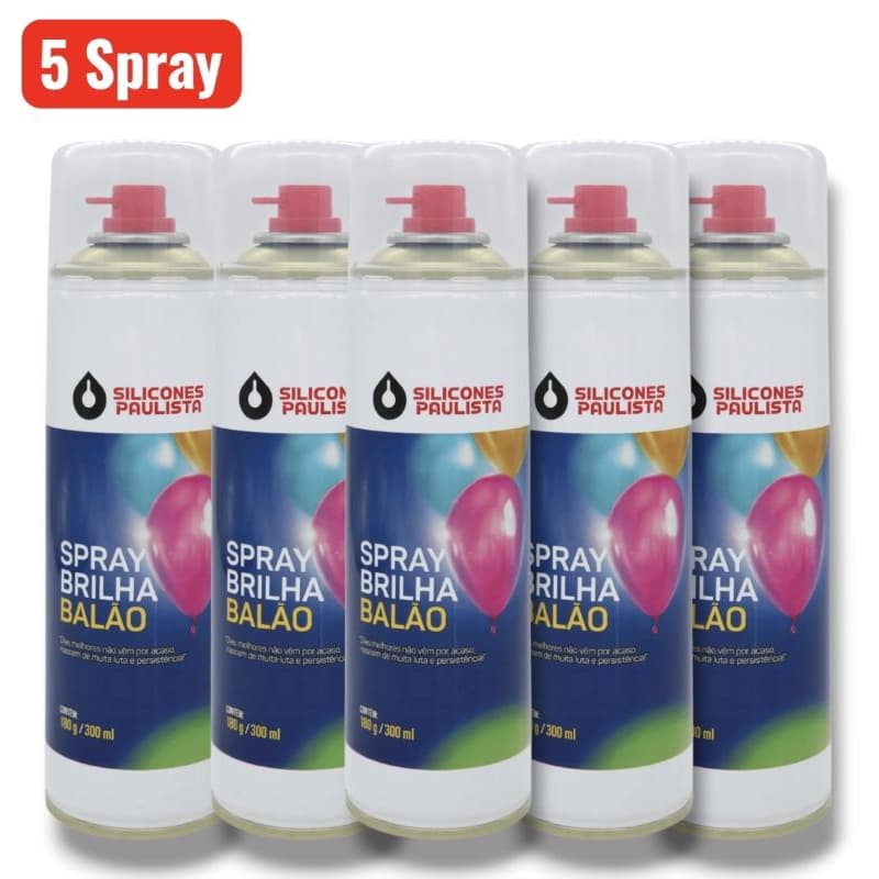 Spray Brilha Renova Balão Bexiga - Silicone Paulista