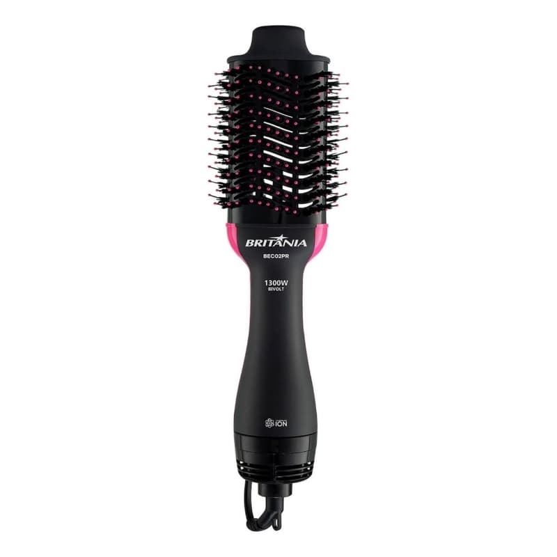 Escova  Secadora Britânia Bec02pr 4 Em 1 1300w 127v/220v