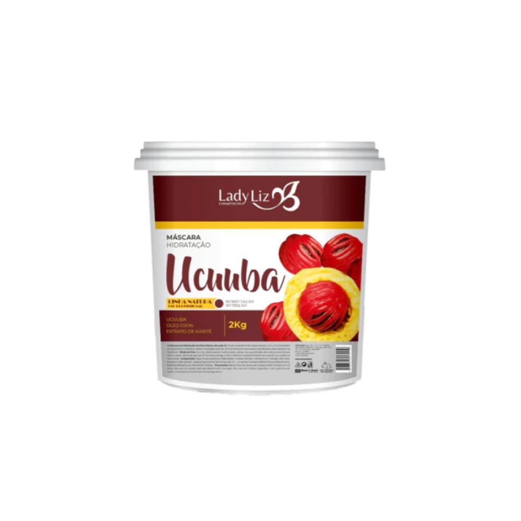 Máscara De Hidratação Ucuuba Com Extrato de Karité Restauração Completa Profissional 2kg