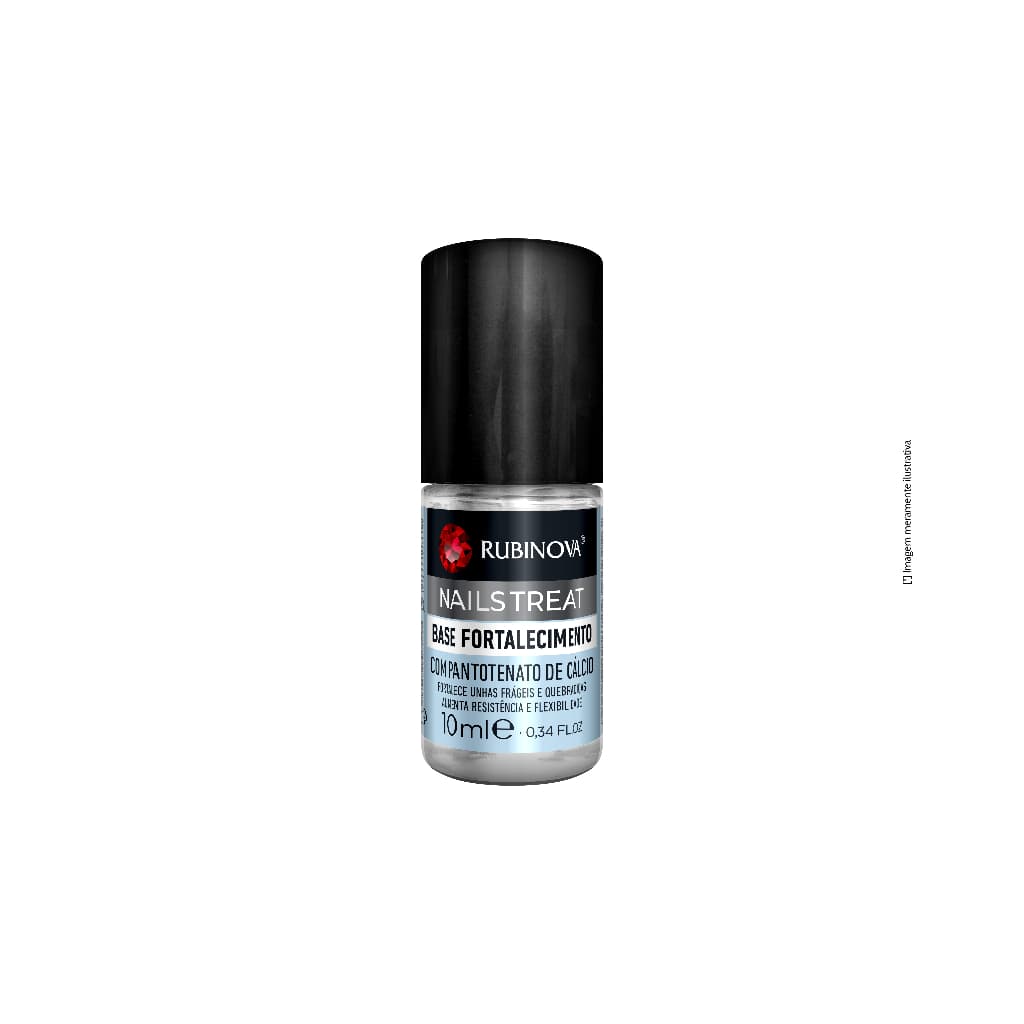 Base Fortalecedora Para Unhas RubiNova Nails Treat - Para Unhas Fracas e Qubradiças - 10ml