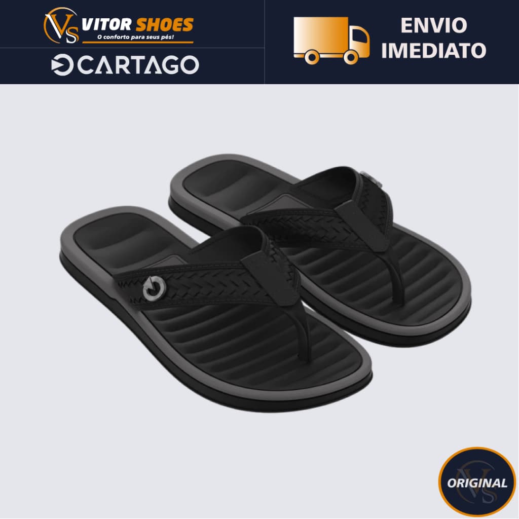 Chinelo Masculino Cartago Coimbra | Original Cartago