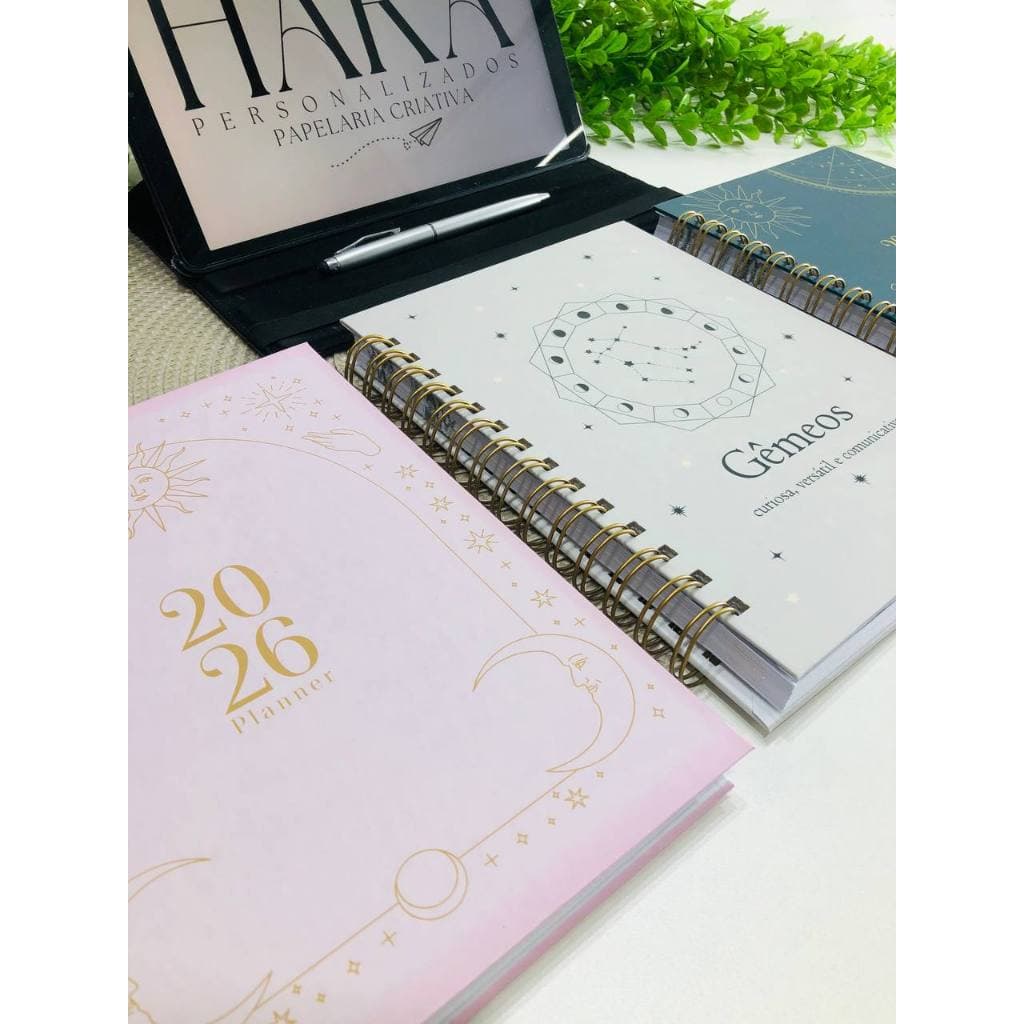 Planner 2026 Signos, Planner Astrológico, Personalizado Capa Dura