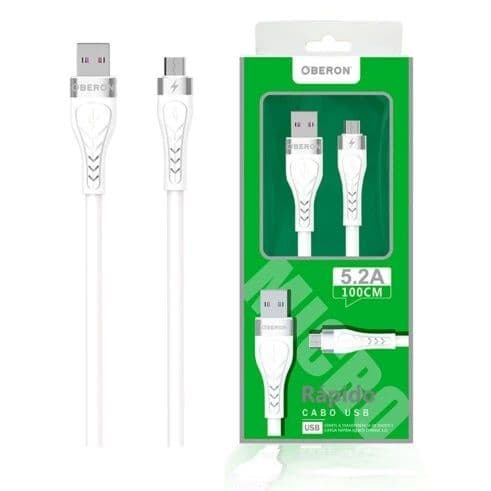 Cabo Carregador x USB 2 Metros para Celular OBERON - OR-CO01/M2