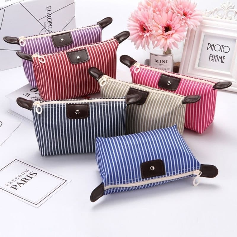 Necessaire Impermeável Bolsa Bolsinha Organizadora Maquiagem Cosméticos Cuidado Pessoal Viagem