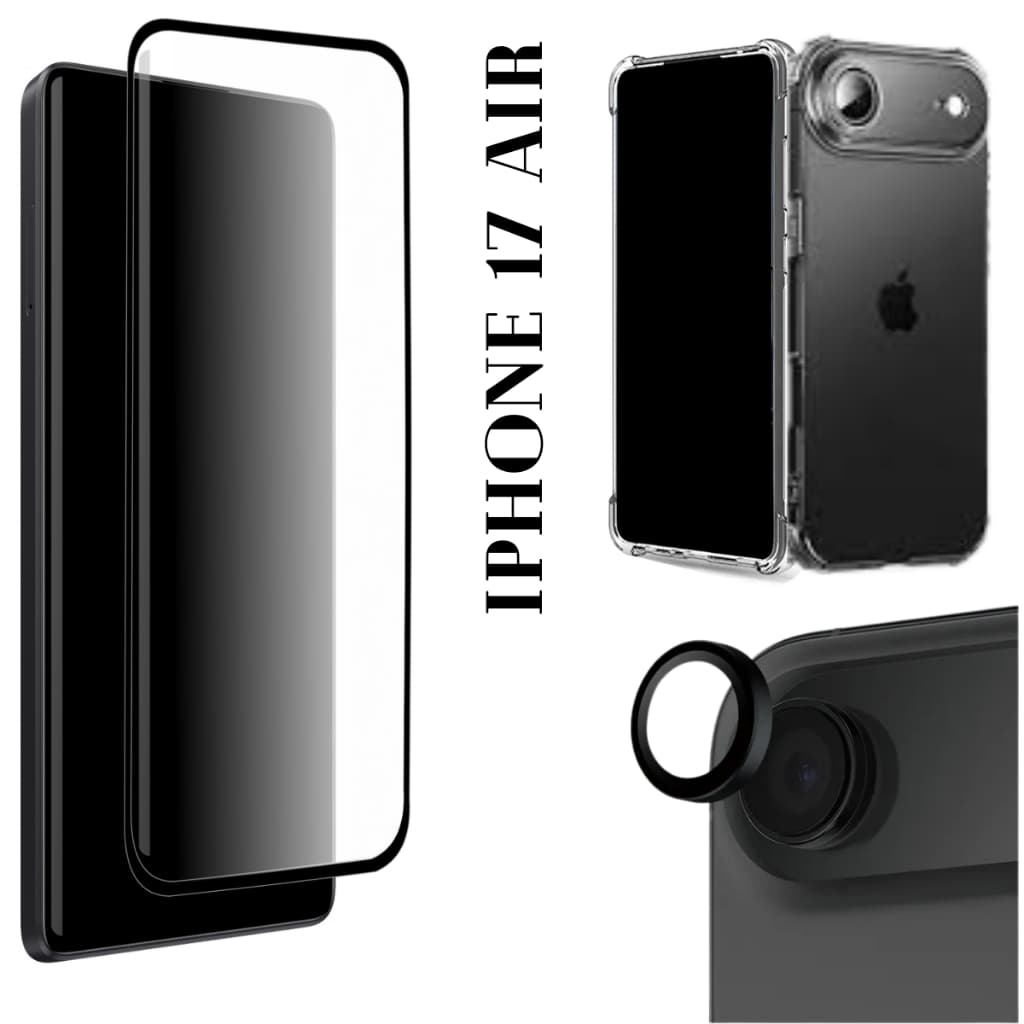 Película Cerâmica  Para IPhone 17 AIR - Película da Câmera - Capinha Anti Impacto