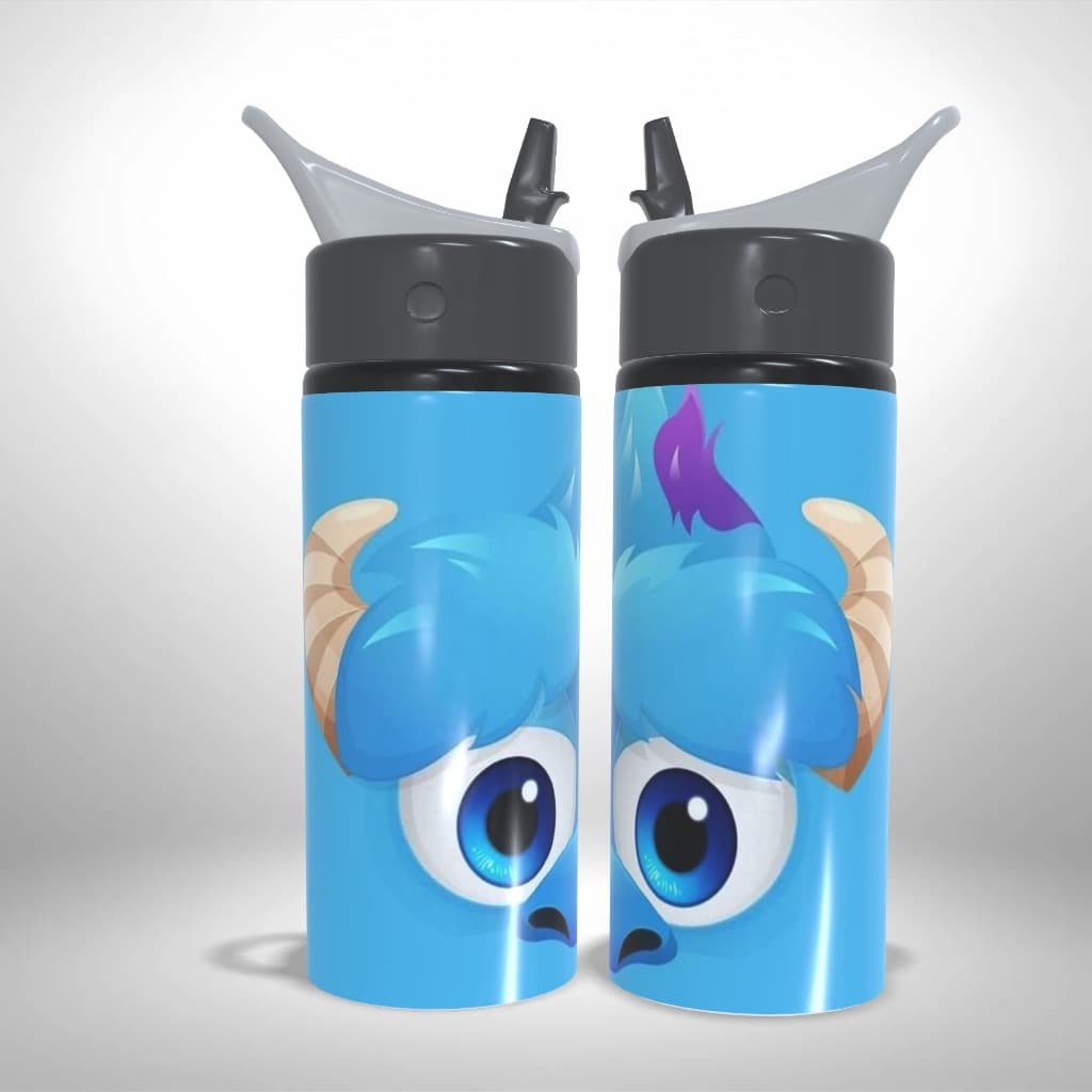 Garrafa Squeeze Alumínio Personalizado - Monstros S.A - Desenho - Infantil Escolar