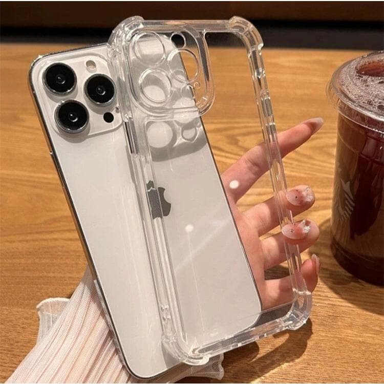 Capa Para Iphone Anti Impacto Transparente Tpu Para IPhone  14 15 16 17 Pronto Entrega