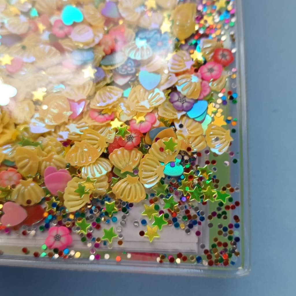 Só Capa para Agenda com Glitte no formato 15,5 x 21,5 Kit