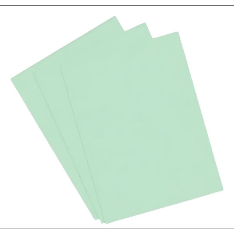 🌈 💚 Folha Sulfite Verde A4 75g 100 unidades