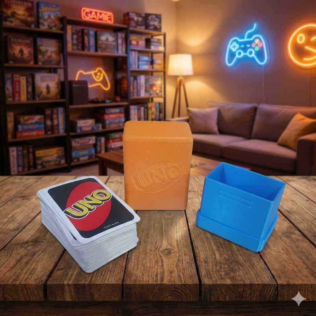 ESTOJO PARA CARTAS JOGO UNO - COMPACTA E RESISTENTE