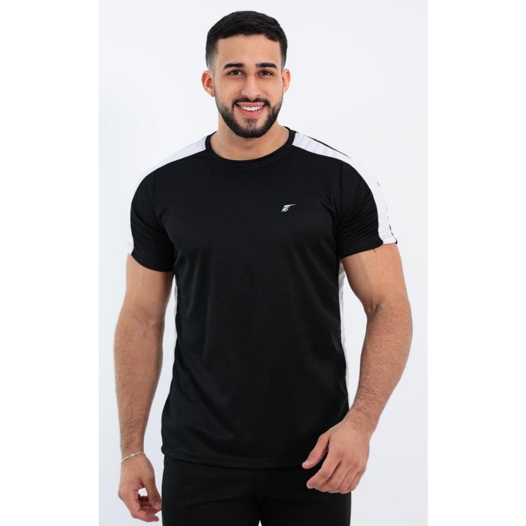 Camiseta Dry fit Masculina manga curta fitness Academia Corrida Poliester Premium