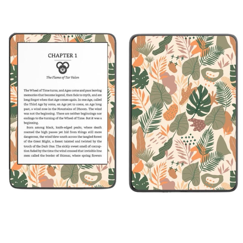 Película Adesiva Skin Kindle 10ªg Paperwhite (2019) | Vinil Fosco + Adesivos de Brinde – COLEÇÃO FLORITA