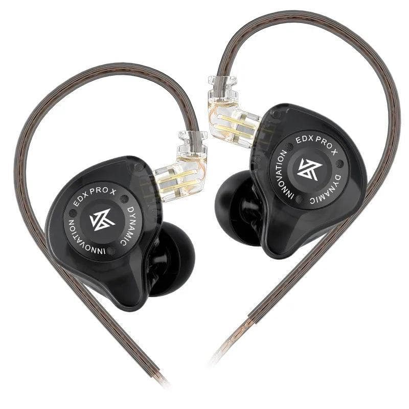 KZ EDX Pro X - Fone de Ouvido In-ear, Profissional, Intra-auricular, Driver Dinâmico Magnético de 10mm, retorno de palco