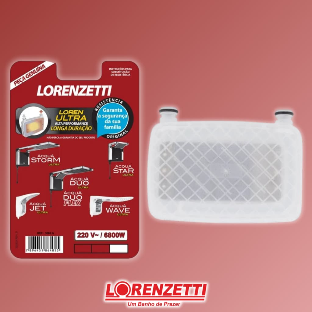 Resistencia Para Ducha Acqua Duo Ultra | Modelo 3065-A | Storm Star | 220 Volts | 6800 Watts