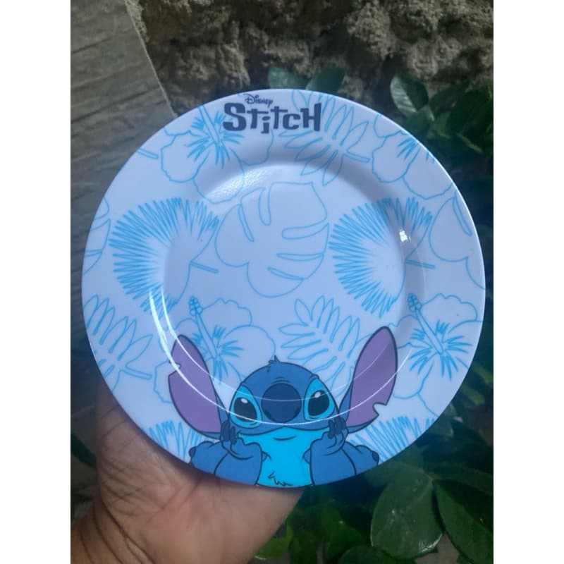 Prato Pra Refeição Stitch Envio Imediato .