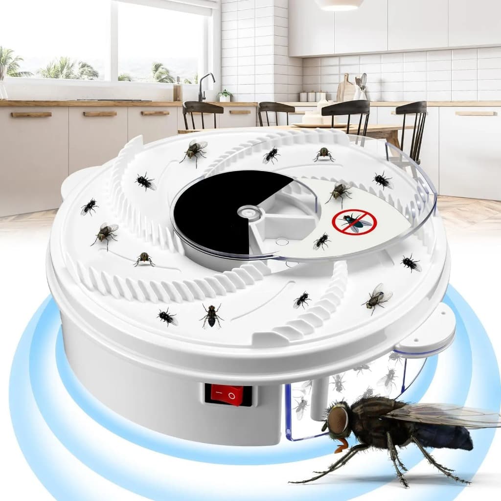 Armadilha Pega Moscas  Mosquitos Insetos USB  Captura Automática Sem Veneno