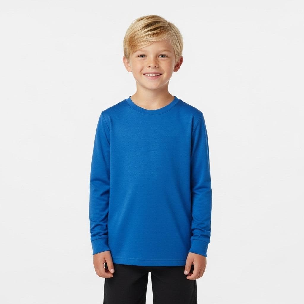 Kit 2 Camiseta Térmica Infantil Manga Longa Masculina Menino Proteção Uv Antiodor Esportes, Praia Verão