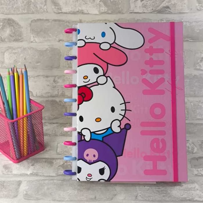 Caderno de Discos Hello Kitty 002 Amigos