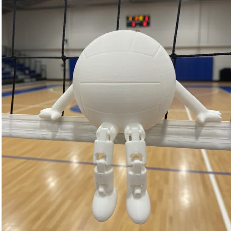 Boneco Bola de Vôlei Articulado -  Amantes de Vôlei