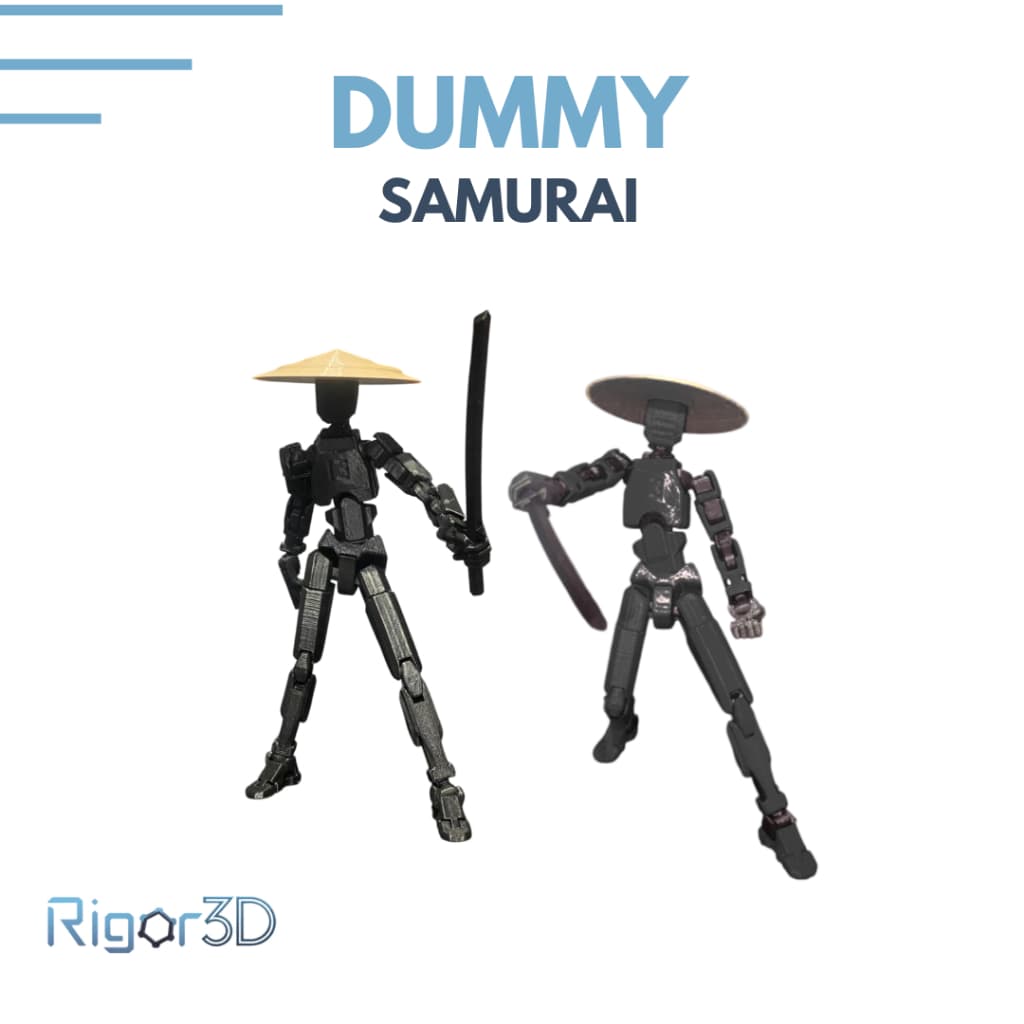 Dummy Samurai Articulado – Kit Montagem