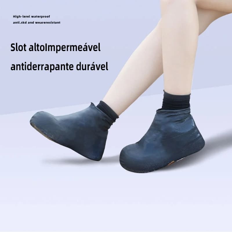 Protetor de Sapato Impermeável Silicone - Capa de Chuva para Tênis Unisex