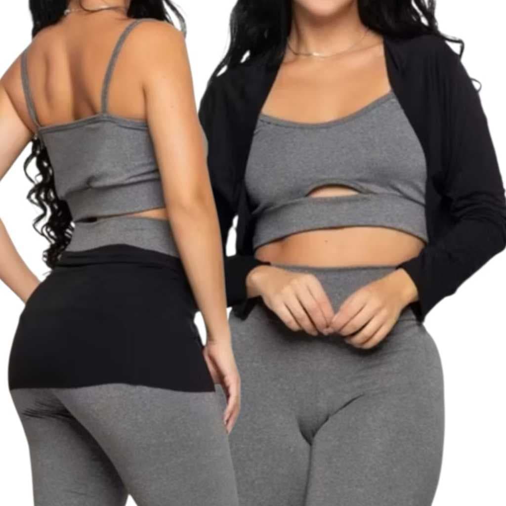 Blusinha Tapa Bumbum  Mini Blusa  Cropped Academia Esportes Protecao Solar UV